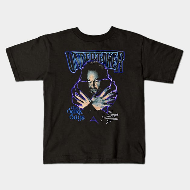 Undertaker The Dark Days Kids T-Shirt by Holman